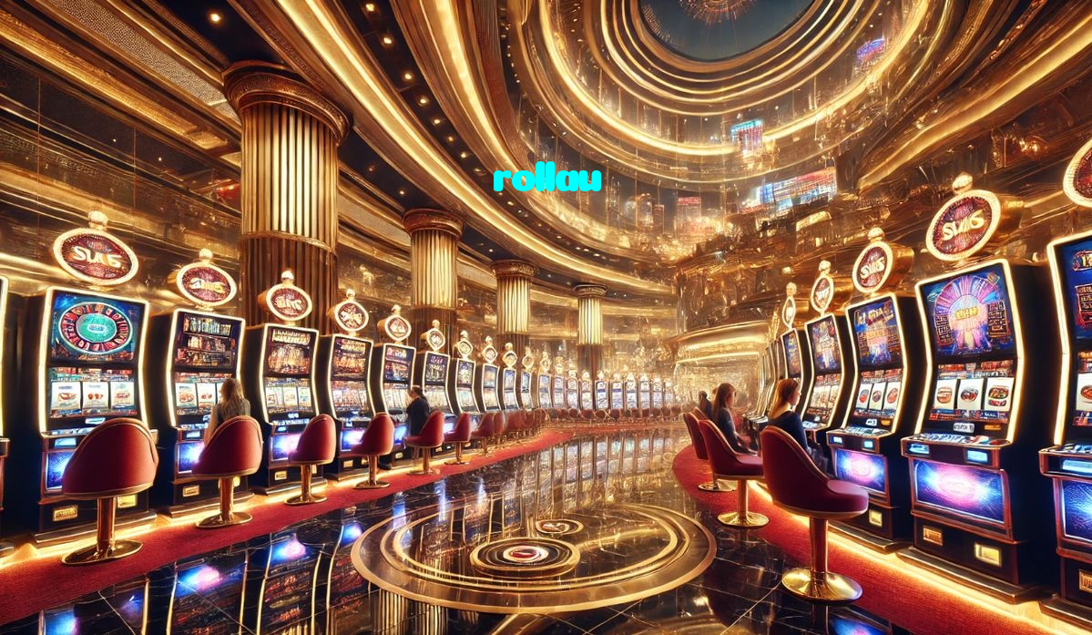 rollau casino presented on mobile device in Pakistan with slots and live games